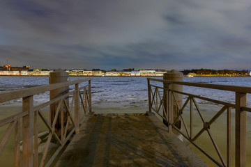 圣彼得堡涅瓦河夜景