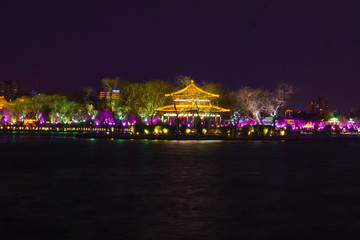 济南大明湖夜景 （25）