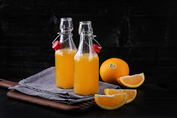鲜榨橙汁 新鲜水果