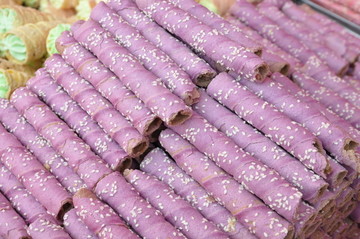 紫色蛋卷