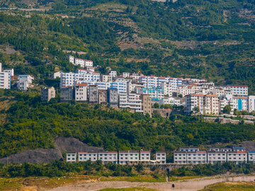 长江三峡 长江两岸民居