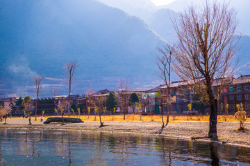 泸沽湖大落水村