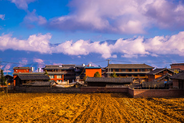 摩梭人村落