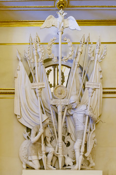 徽章雕塑 冬宫 国徽厅