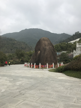 九华山大愿文化园石头