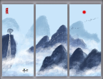 水墨画
