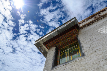 藏族民居窗户
