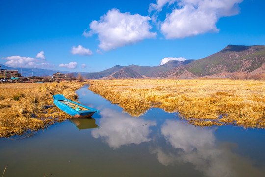 泸沽湖草海湿地