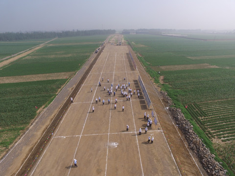 铁路建筑工地