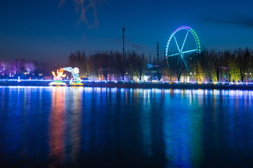 大观公园夜景