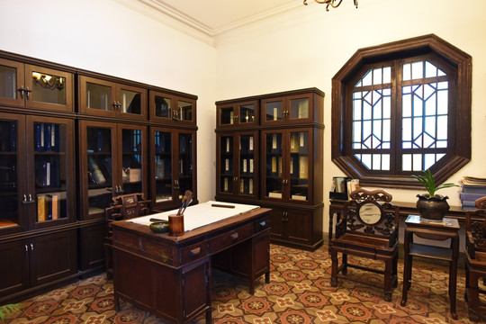 中式书房 红木古典家具