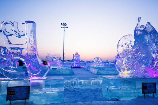 哈尔滨冰灯 冰雪大世界