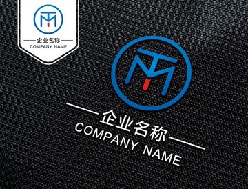 TM字母LOGO设计 MT标志