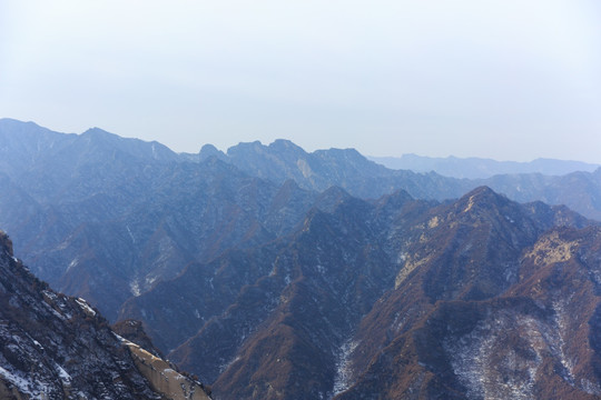 西岳华山 群山风光