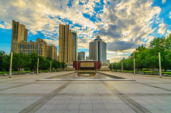 城市建筑群 唐山抗震纪念馆