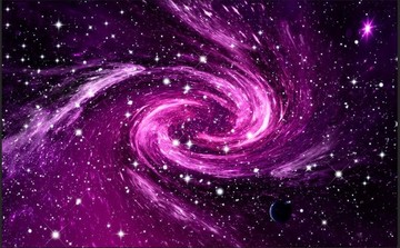 紫色漩涡图