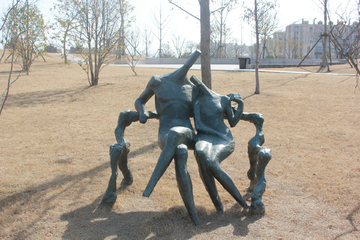 广富林郊野公园雕像