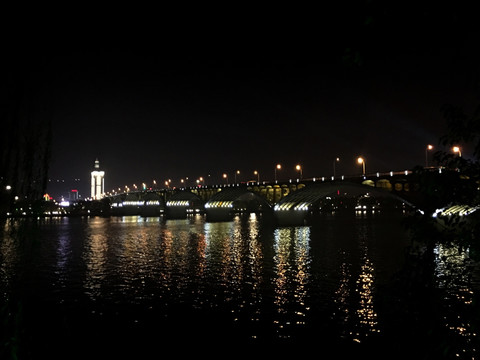 橘子洲大桥夜景