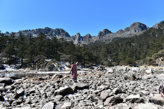 凉山 螺髻山 风光