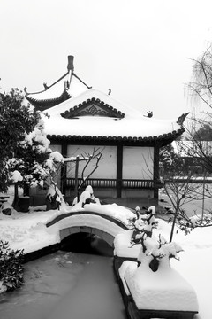 米公祠雪景