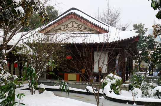 米公祠雪景