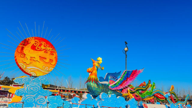 冬景 花灯
