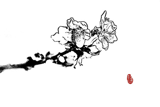 工笔挑花装饰画