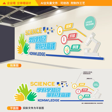 实验室科学文化立体墙