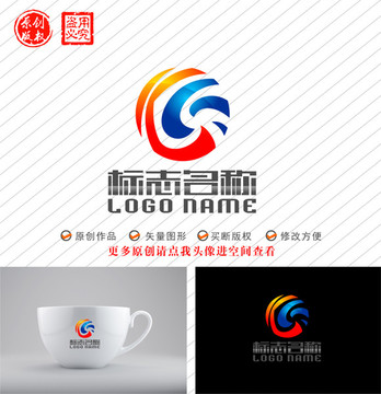 KE字母EK标志科技logo