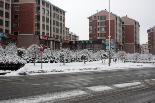 雪后小区