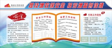 企业公司单位展板宣传栏