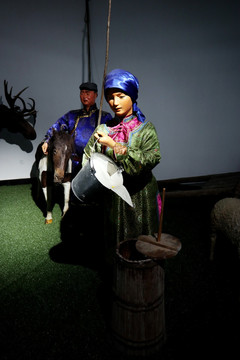 蒙古族 羊奶 妇女 男人
