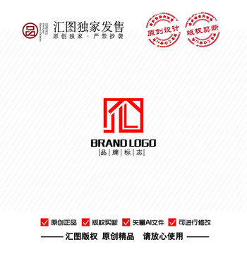 原创JL家装饰LOGO