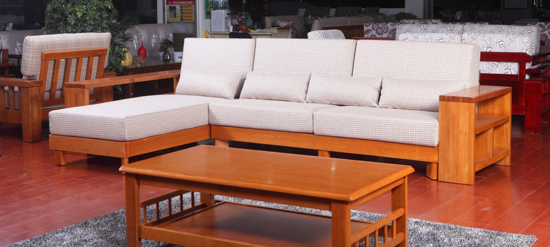 实木沙发 实木客厅 中式沙发