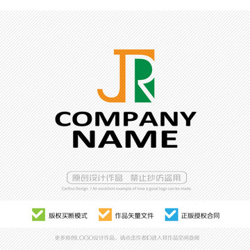 JR字母 RJ字母 LOGO