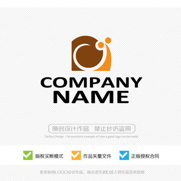 小蜗牛 LOGO设计