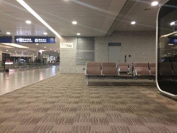 机场候车厅地毯座椅摄影图片素材