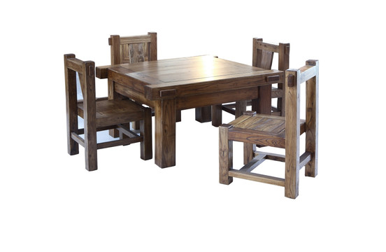 中式实木餐桌 榆木餐桌