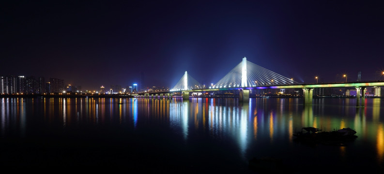 湘江大桥夜景