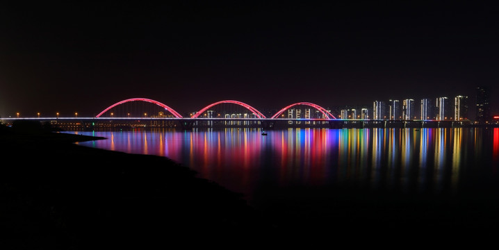 福元路大桥夜景