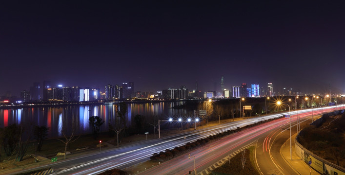 长沙湘江夜景