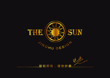 太阳标志设计 logo