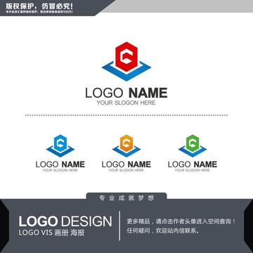 B字母LOGO设计 标志