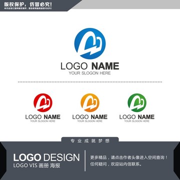 M字母标志 M字母LOGO设计