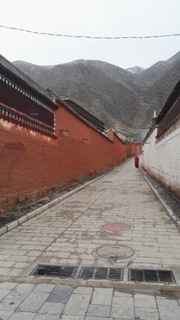 拉卜楞寺长廊