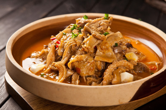 砂锅牛肚