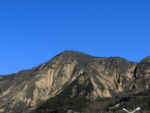 陕北山区  黄土高坡