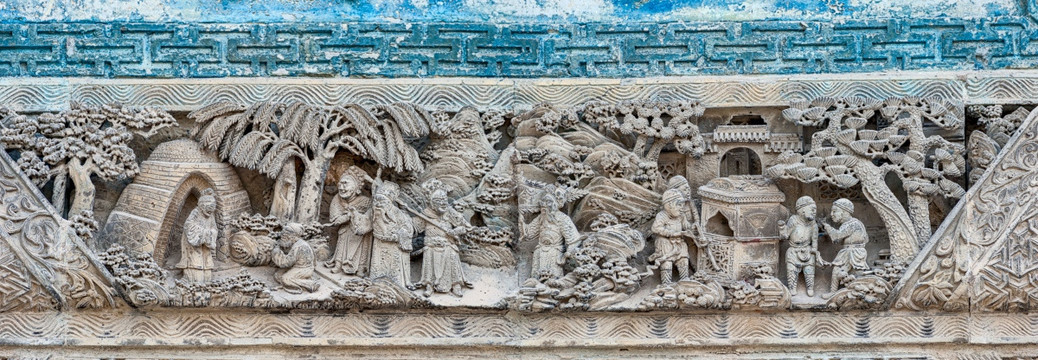 安徽亳州花戏楼砖雕