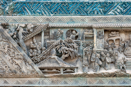 安徽亳州花戏楼砖雕