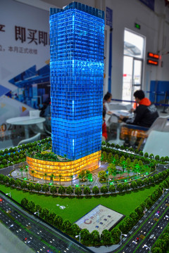 CBD商业大厦模型